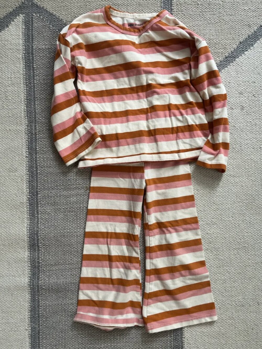 Mini Rodini striped top and flares